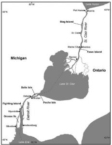 Figure 2. The Huron-Erie Corridor. (Hondorpt et al., 2014)